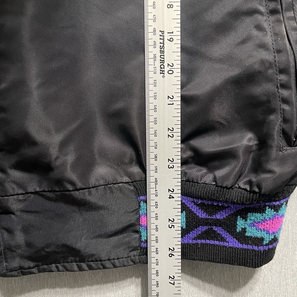 VTG Arctic Cat Western ArcticWear Snowmobile Jacket Thinsulate Coat Mens L Aztec - Picture 6 of 10